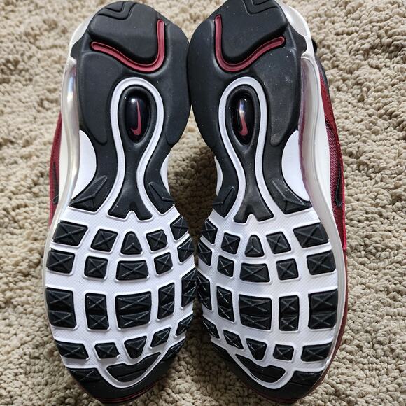 Nike Air Max 97 Red Black Anthracite Brand New Sz 6Y - Picture 7 of 8